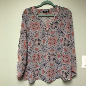 a.n.a Beautiful Plus Size Blouse Top Size 2X